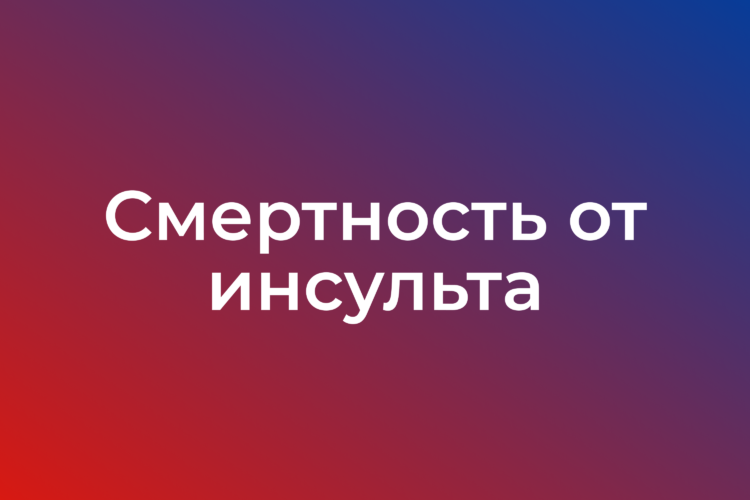 Смертность от инсульта